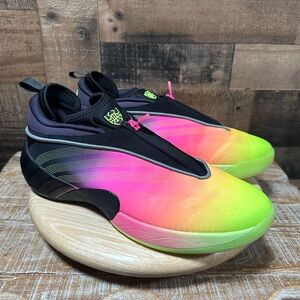 Adidas D.O.N. Issue 7 “Aurora” Neon Gradient Basketball Shoes Men’s 14 w/ Tag